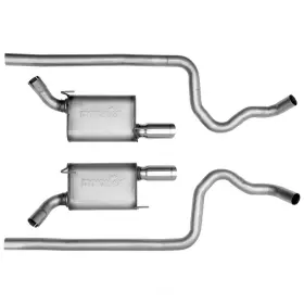 39414 Dynomax Exhaust System Kit-ultra Flo Welded Dual Fits 05-09 Ford Mustang 4.6l-v8