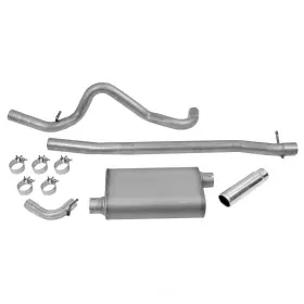39456 Dynomax Exhaust System Kit-ultra Flo Welded Single Fits 07-11 Wrangler 3.8l-v6