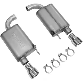 39533 Dynomax Exhaust System Kit-ultra Flo Welded Dual Fits 15-17 Ford Mustang 5.0l-v8