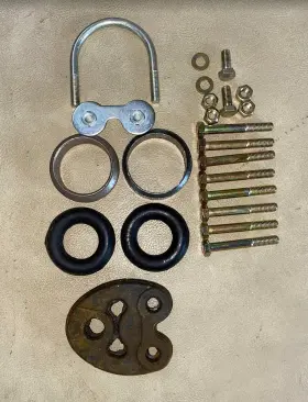 23.487.92 Eberspacher Exhaust System Mounting Kit - For Mbz W201 190e 88-on