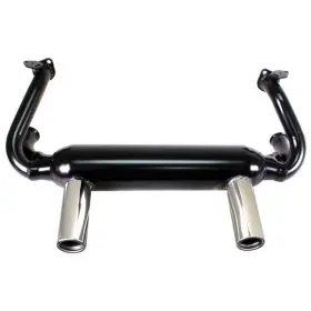 3418 Empi 707924294835 Vw Bug 2 Tip Exhaust System For Air-cooled Beetle And Ghia