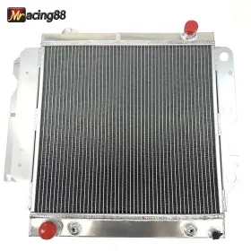Jp-302 Emusa Rdf Un16 3 Core Performance Radiator 16 Inch Fan For 96-06 Jeep Wrangler L4/ L6 Ohv Dohc