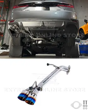 Ext-md106-bt Eos Rear Axle Back Burnt Tip Exhaust Muffler For Toyota Camry Se Xse 25-up