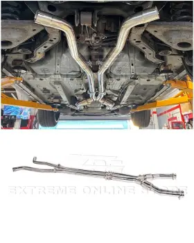 Ext-mp068 Eos 3 Inch Stainless Resonated Performance Midpipe For Cadillac Cts-v 6.2l 09-14