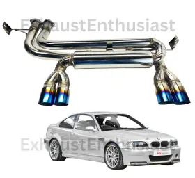Hz0005 Exhaustenthusiast Axle Back Exhaust For Bmw 2001-2006 M3 E46