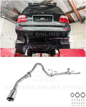 Eos-ext-cb063 Extreme Online Store For 98-07 Toyota Land Cruiser Lx470 T304 Stainless Steel Cat Back Exhaust Kit