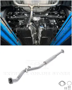 Eos-ext-mp071 Extreme Online Store Eos 2.5 Inch Resonated Mid Pipe Exhaust Kit For Toyota Gr86 Subaru Brz 22-up