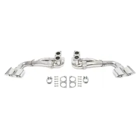 Fs.fer.430.qdtwvp Fabspeed Ferrari F430 Coupe/spider Deluxe Quad-style Chrome Tips And Valves 05-09