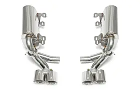 Fs.por.997.scupp Fabspeed Porsche 997 Carrera Maxflo Exhaust System 2005-2008 With Polished Tips