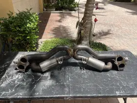 Fs.por.718gt4.vlv Fabspeed Motorsports Porsche 718 Gt4 / Gts Spyder Valvetronic X-pipe Exhaust System 2020