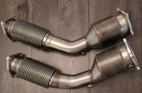 Fabspeed Motorsports Fs.por.955t.psc-fabsp Porsche 955 Cayenne Turbo / S Primary Sport Catalytic Converters