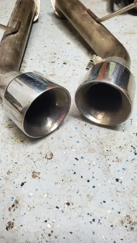 717930 Flowmaster 370z Exhaust Dual Exit Chrome Tip 4 Inch Aam