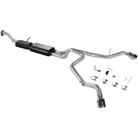 817342 Flowmaster Cat-back System 409s - Dual Side Exit American Thunder Moderate S