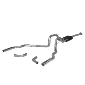 817539 Flowmaster Cat-back System 409s - Dual Rear/side Exit Force Ii Mild/moderate