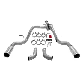 817541 Flowmaster Cat-back System 409s - Dual Rear/side Exit-american Thunder-moderate/