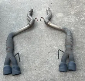 817806 Flowmaster Ford Mustang Gt Outlaw Axle-back Exhaust System Great Shape