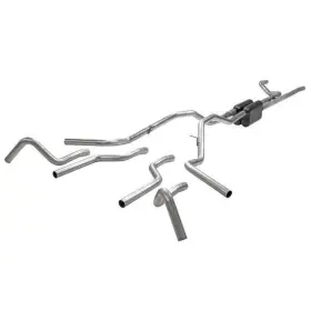 817934 Flowmaster 2.5 Inch 409 Ss American Thunder Exhaust For 67-72 Ford F-100/250/350 L