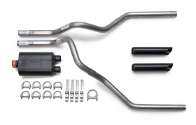 Flowmaster 850007583231 Ford F150 F250 09-19 Super 40 Muffler Dual Exhaust Kit Black Tips