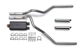 Flowmaster 850007583347 Dodge Ram 2015-2019 50 Delta Flow Dual Truck Exhaust Kit Chrome Tips