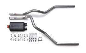 Dk108-nt Flowmaster 94-03 Dodge Ram Truck 2.5 Inch Mandrel Bent Dual Exhaust Super 40