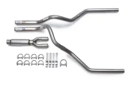 Flowsound 850007583309 Ford F150 F250 09-19 Glasspack Muffler Mandrel-bent Dual Truck Exhaust Kit