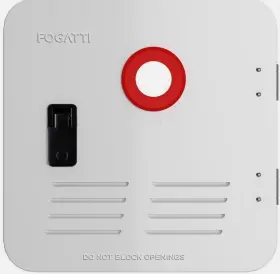 Fswd-1515 Fogatti 970197460915 Water Heater Access Door Instashower Fswd-1515/white With Red Center