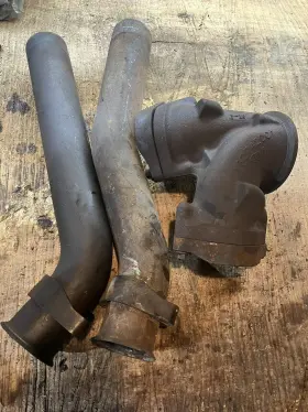 1827420 Ford Oem Turbo Up-pipe And Y Collector For 1999.5-2003 7.3 Powerstroke