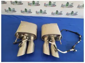 328.fd1i19 Ford 2018-2023 Mustang Gt Pair Mufflers Active Exhaust Quad Actuator Wire 2577