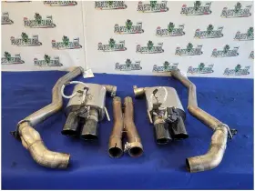 328.fd1i23 Ford 2018-2023 Mustang Gt S550 Borla Attack Quad Tip Exhaust Active Muffler 2824