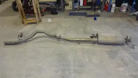 328.fd8j18 Ford Rear Muffler With Exhaust Pipe 3.2l Diesel 148 Inch Wb Fits 2018 Transit 250 656730