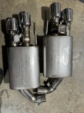 M-5230-m5ec Ford Performance By Borla Extreme Active Axleback- 2024 Mustang Mufflers