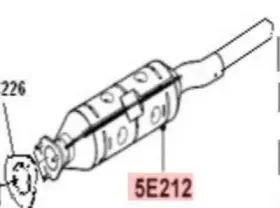 30814001 General Motors Catalytic Converter Fits U-haul 2007-2008 E450 Truck