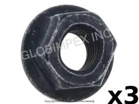 Lr027177 Genuine Land Rover For 2012-2017 Exhaust Nut - 8 Mm 3 Pcs 1 Year Warranty