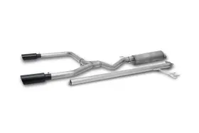 Gibson 614002b Black Elite Dual Split Cat-back Exhaust For Honda Ridgeline 2017-2018