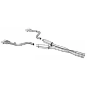 617010 Gibson American Muscle Exhaust 2015-16 Challenger Scat-pack 6.4l Stainles