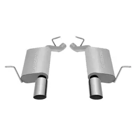 17407 Gibson Exhaust - Split Rear Aluminized Steel Axle-back System With