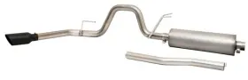 619909b Gibson Exhst Black Elite Cat-back Single Exhaust