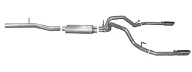 5657 Gibson Performance Exhaust For 15-18 Chevrolet Silverado 1500 Ls 5.3l 3in/2.25in Cat-back Dual Split