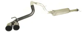 618816b Gibson Performance Exhaust - Black Elite Stainless Steel Cat-back System With Dual