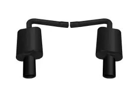 619693b Gibson Performance Exhaust For 11-18 Ford Explorer Base 3.5l 2.25in Axle-back Dual - Black