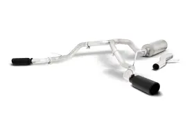 65683b Gibson Performance Exhaust Black Elite Cat Back