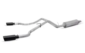 69550b Gibson Performance Exhaust Black Elite Cat Back
