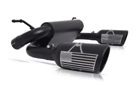 70-0001 Gibson Performance Exhaust For 07-10 Jeep Wrangler Jk X 3.8l 2.5in Patriot Series Cat-back Dual