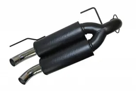 98014 Gibson Performance Exhaust Polaris Utv Dual Black Ceramic