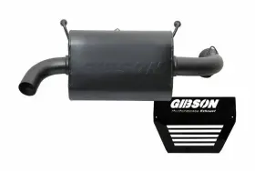 98020 Gibson Performance Exhaust Polaris Utv Single Exhau St Black Ceramic
