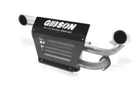 98021 Gibson Performance Exhaust System - Dual Stainless Polished Polaris Utv 2015 Kit