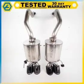 Gm 080521104736 05-13 Chevrolet Corvette C6 Corsa Axle Back Atak Exhaust Tail Pipe Set Oem