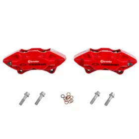 84300395 Gm Oem New 2016-2020 Chevrolet Camaro Rear 4 Piston Brake Calipers Red