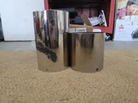 11001170 Greddy Revolution Rs 4.5 Inch Ss Exhaust Tips 120mm X 115mm And 185mm 115 Mm Set