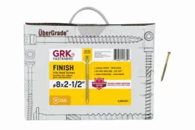 3500-ct Grk Fasteners 772691157300 Finish/trim #8 X 2-1/2 Inch Screws 3500-ct. - 15730